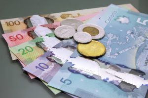 Canadian currency - bills and coins (from blogTO)